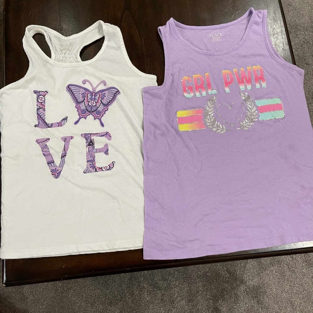 Girls summer tank tops from the children’s place